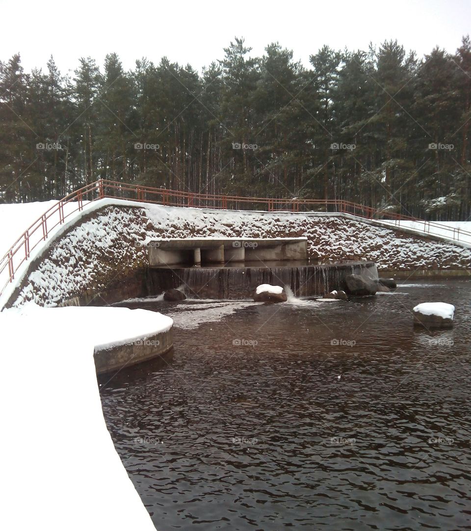 Water, No Person, Winter, Snow, Outdoors