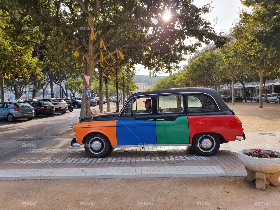 coche colores taxi