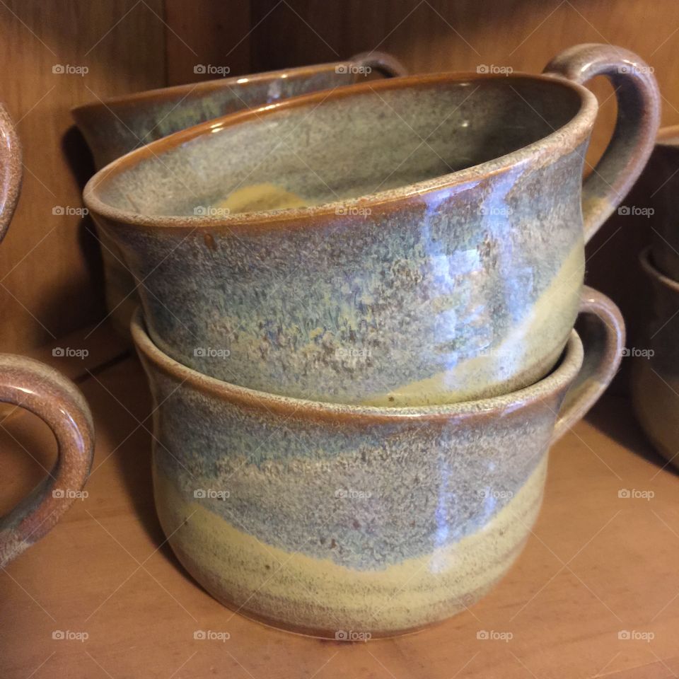 Pottery bowls