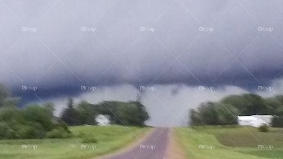 Landscape, No Person, Tree, Storm, Sky