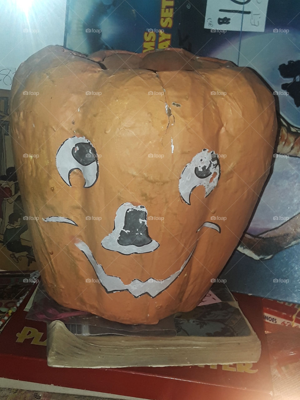Creepy Antique Pumpkin