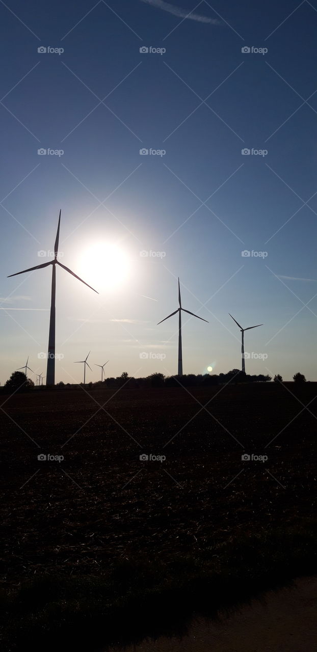 windräder in der südpfalz Germany