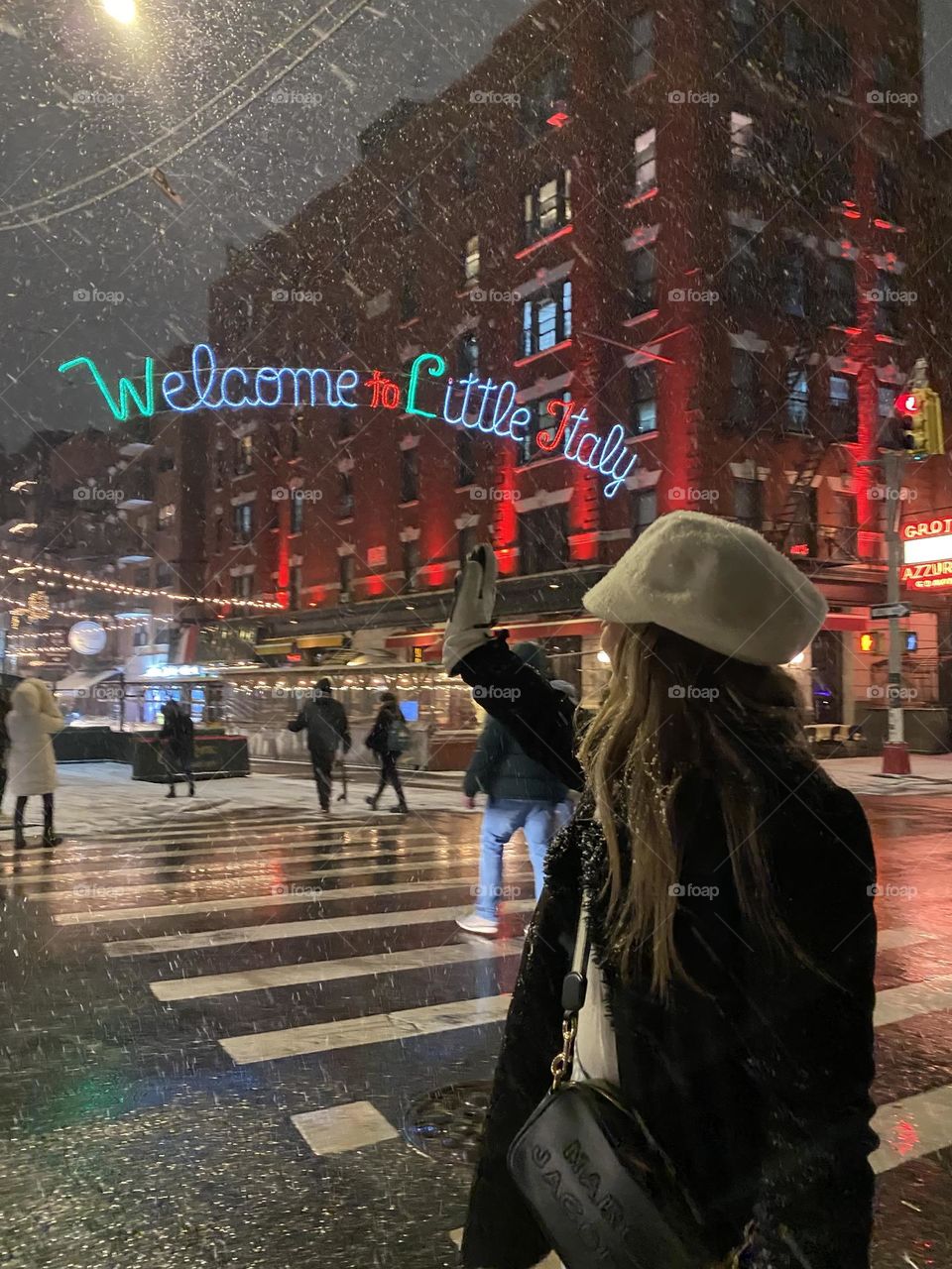 Welcome to Little Italy - Winter in NYC