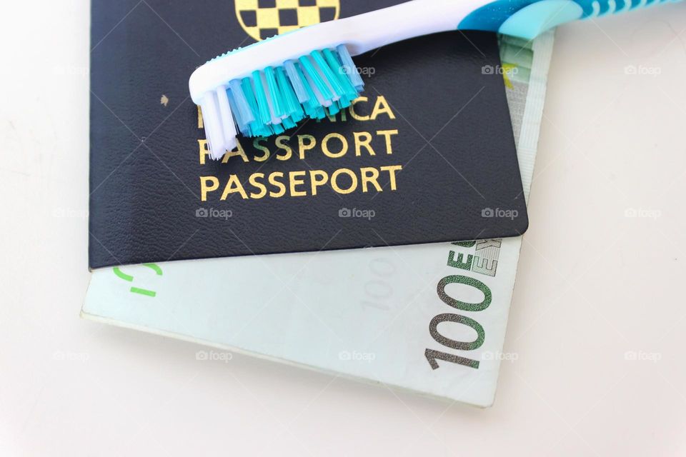 Passport money and toothbrush - the core of every trip
