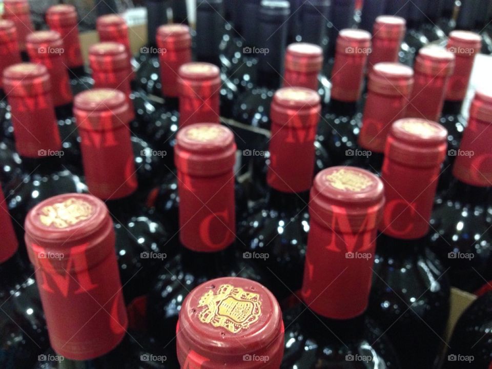 Wine bottle displays