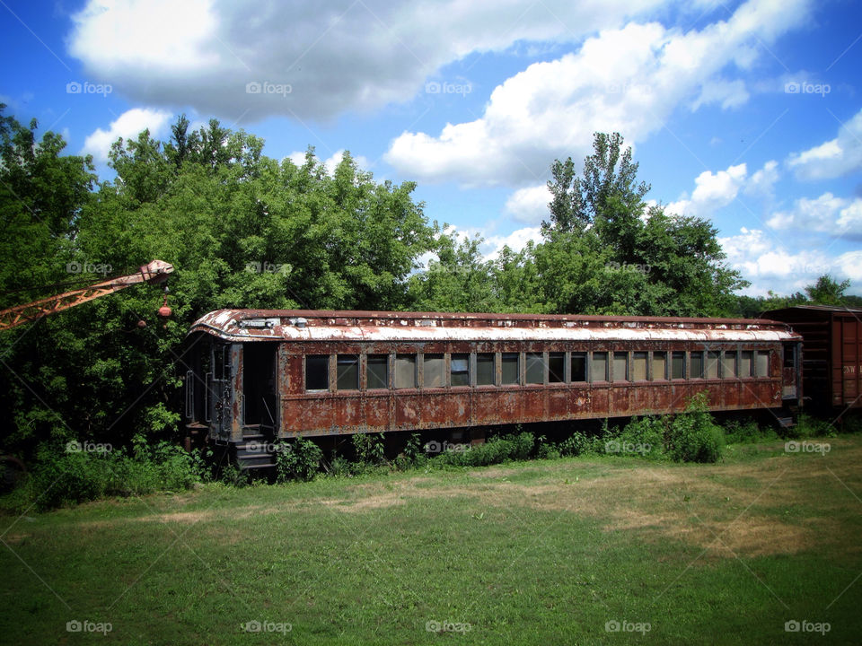 iowa car vintage train by miowan