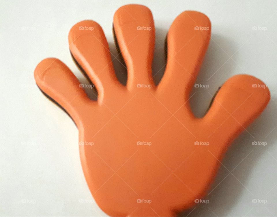 Plastic toy hands