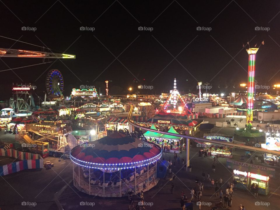 County fair at night 