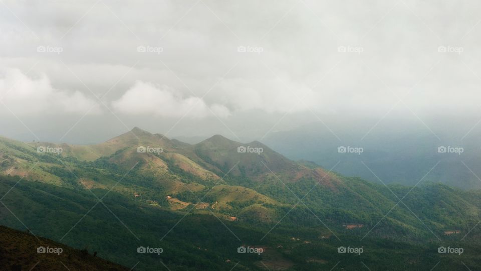 A scenic view from the western ghats