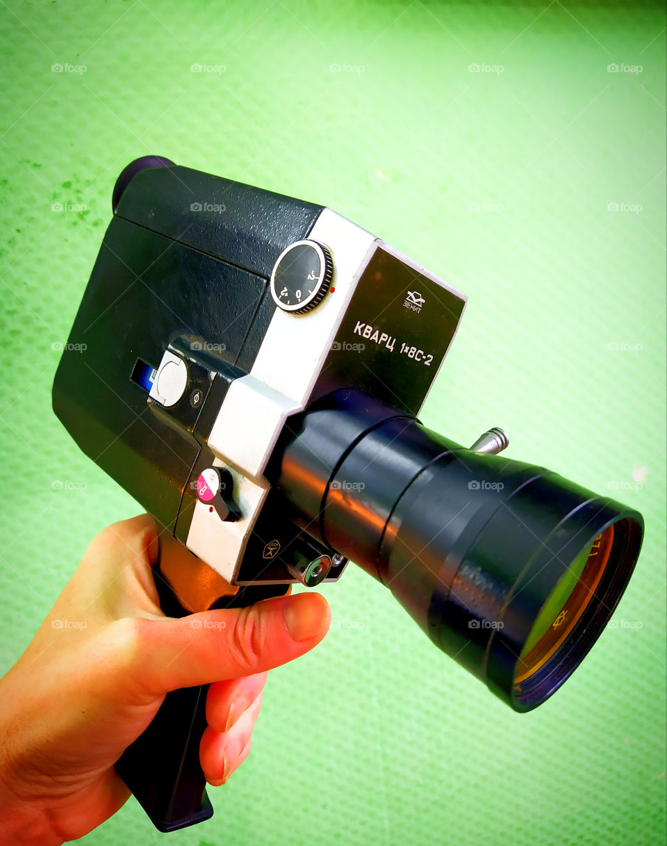 Camcorder.  Made in the USSR in the 70s