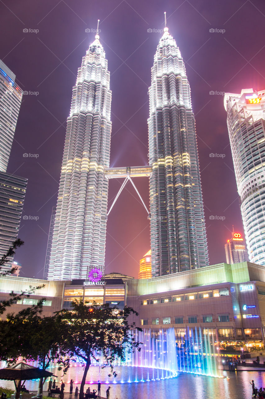 Kuala Lumpur at night 