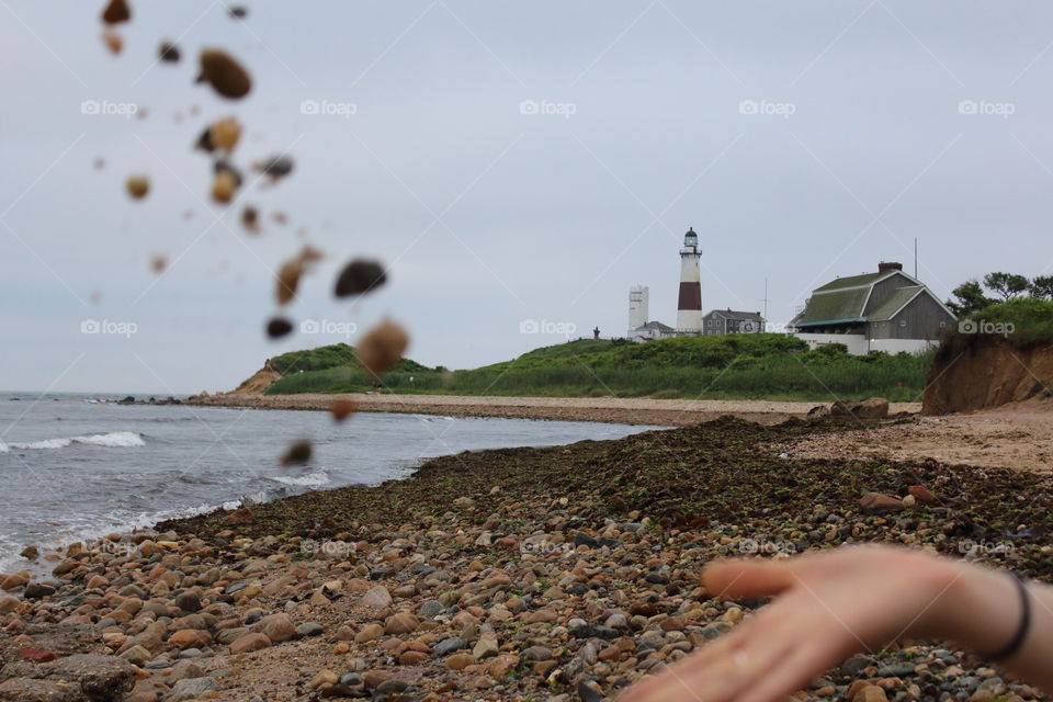 Peace in the light of Montauk lighthouse bright 