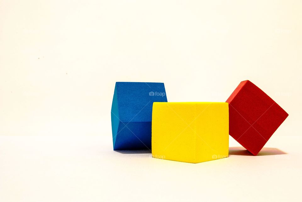 baby multi-colored cubes designer