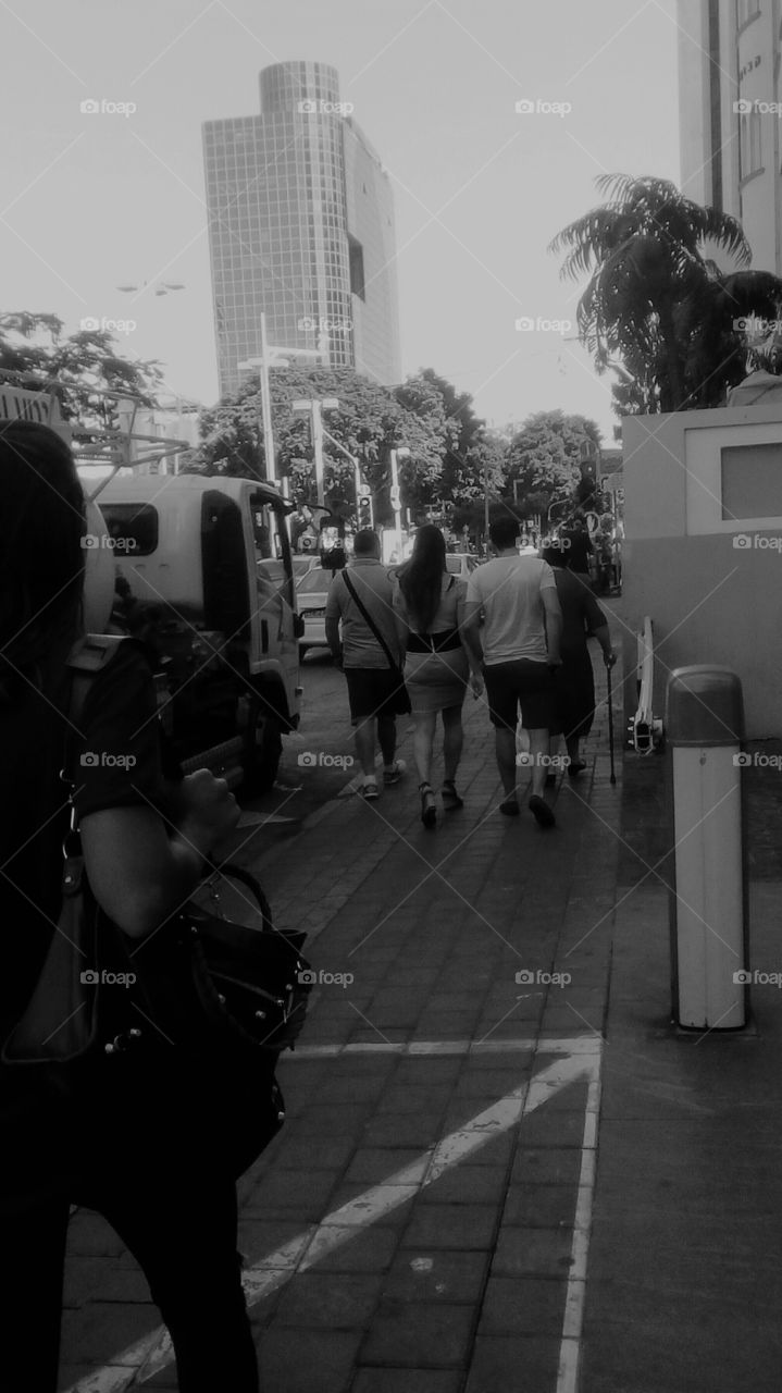 Rothschild Street in Tel Aviv