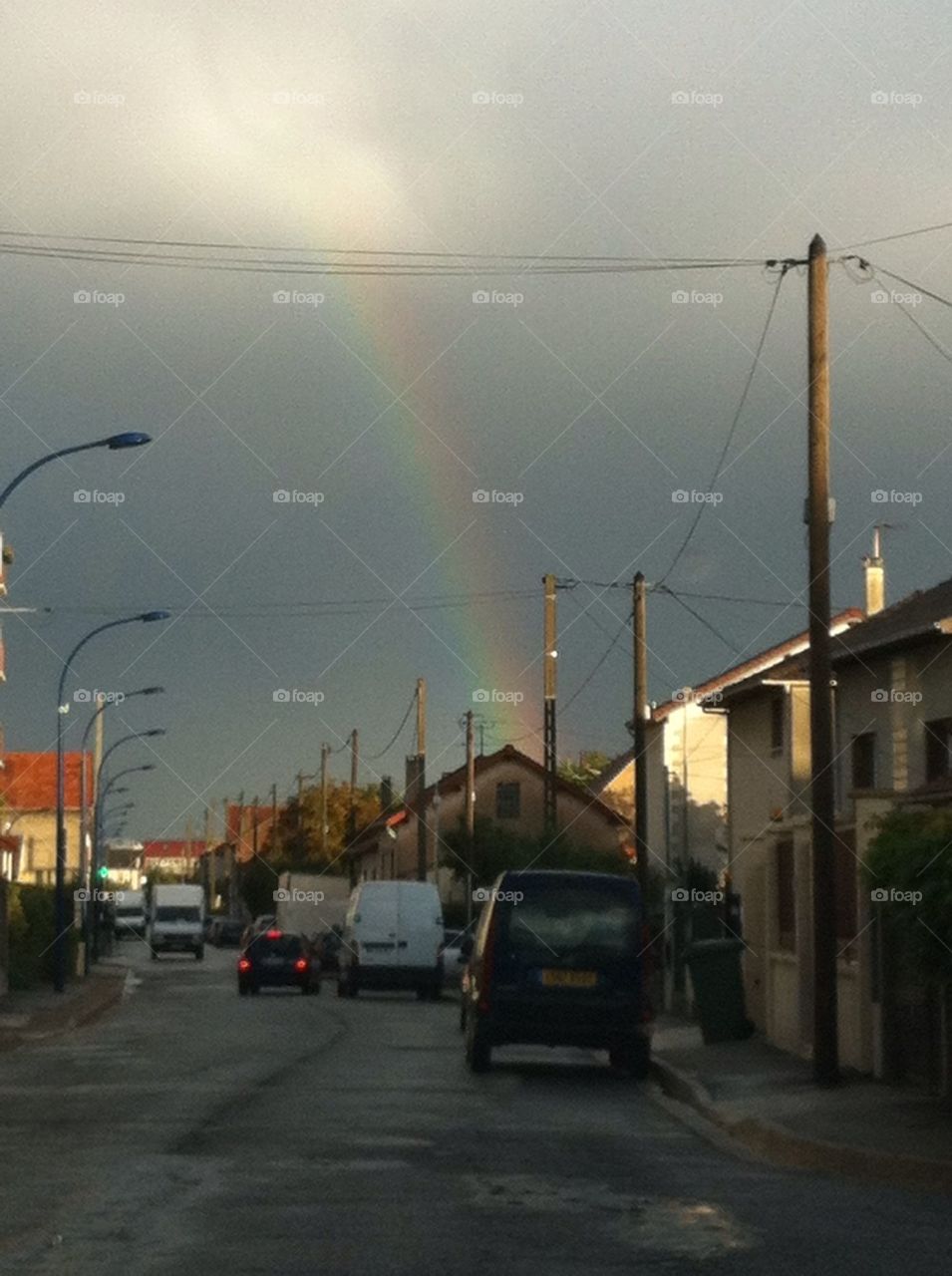 Rainbow in Bobigny in France