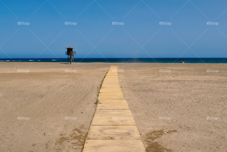 Beach at Lanzerote, Canary