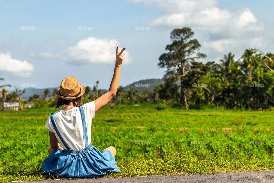 Rice fields, Bali island.