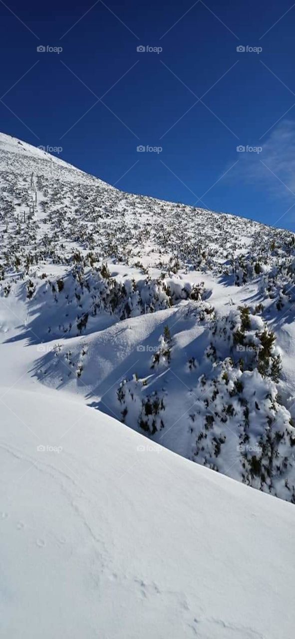 snowy mountain background