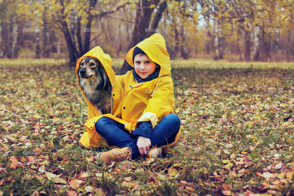 yellow raincoats