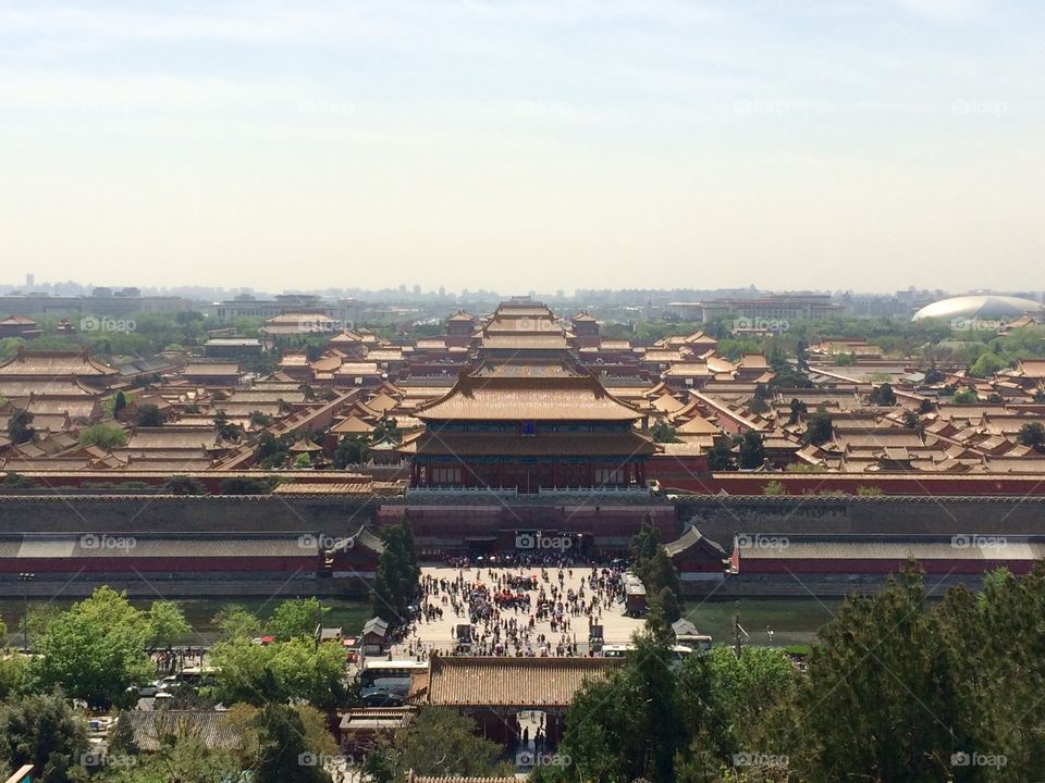 Forbidden city view, Beijing 