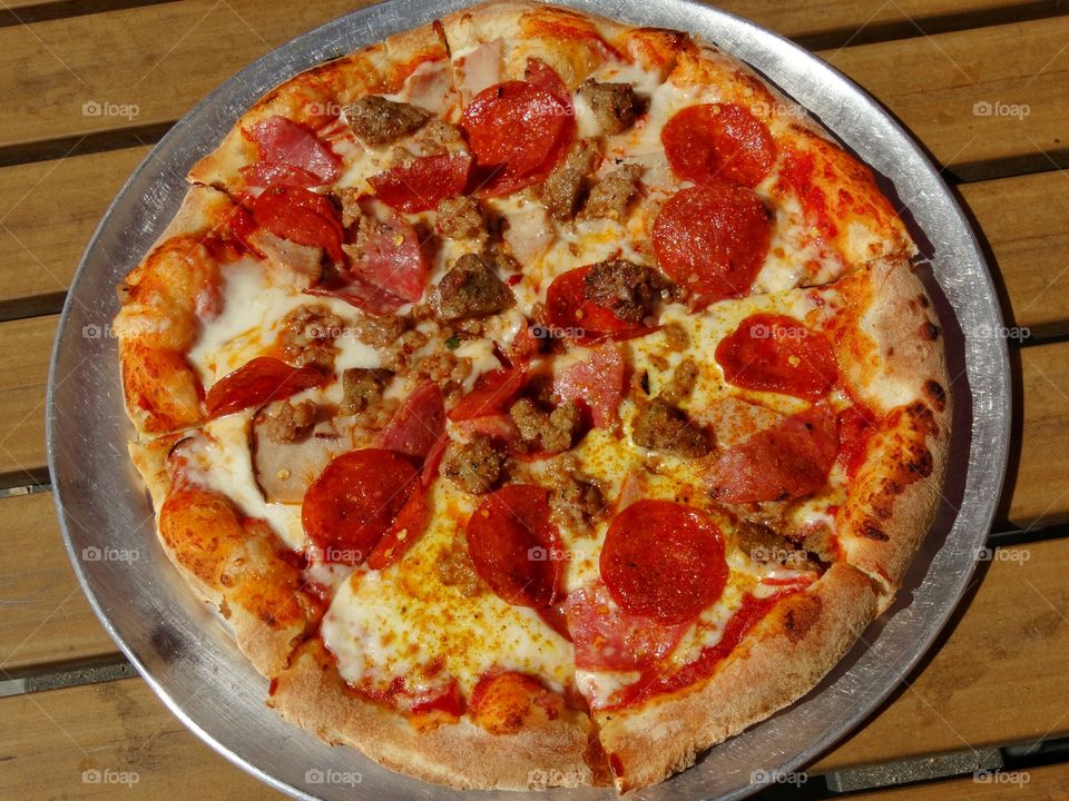 Pizza With Meat Toppings