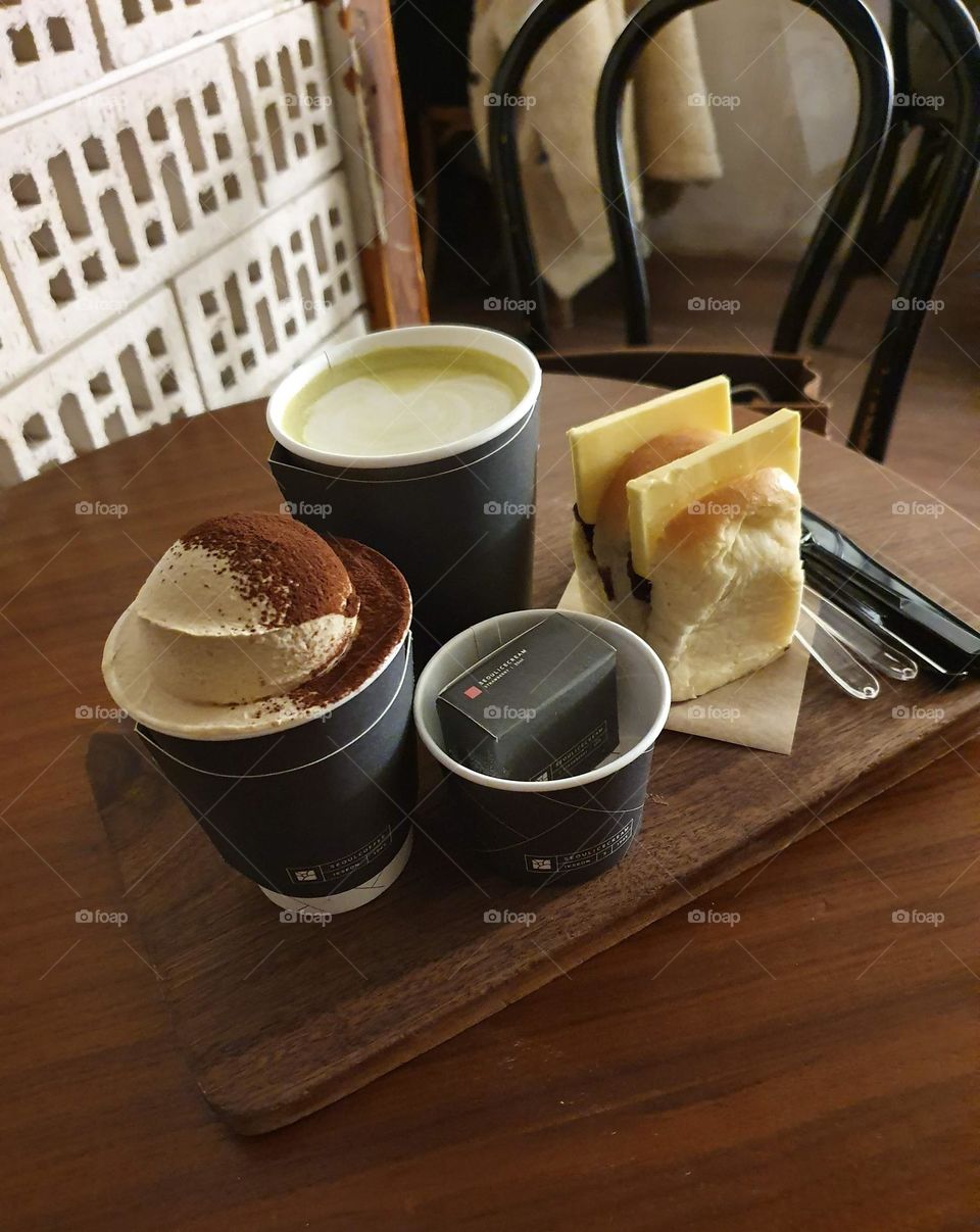 Unique coffee experience in Korea.