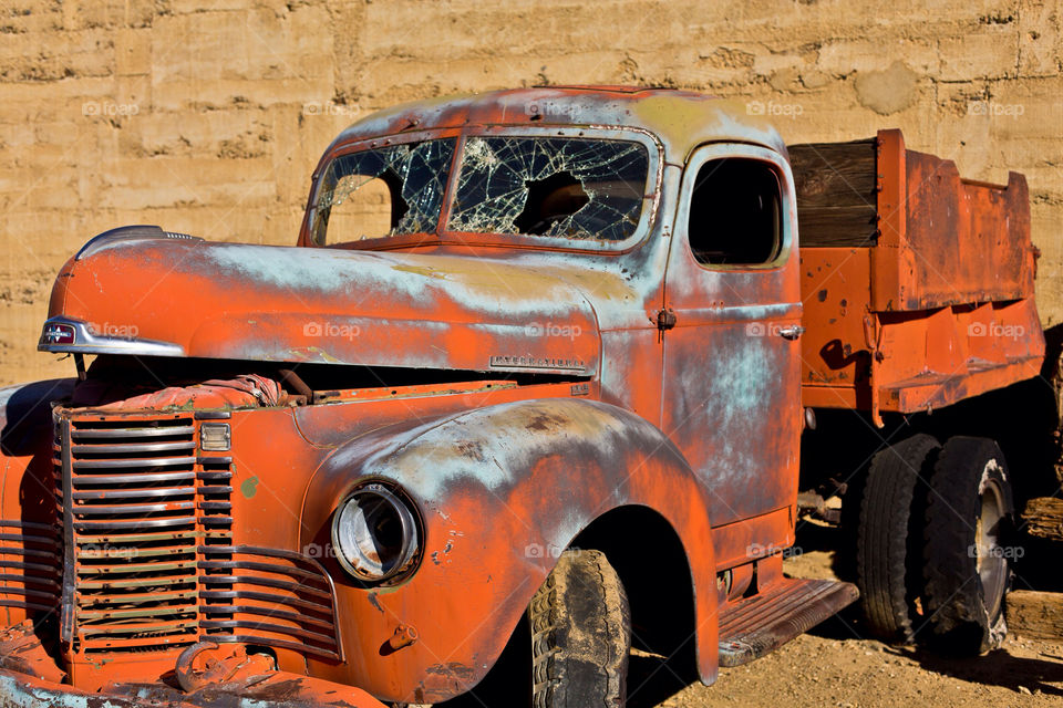 broken rust truck decay by kingrum
