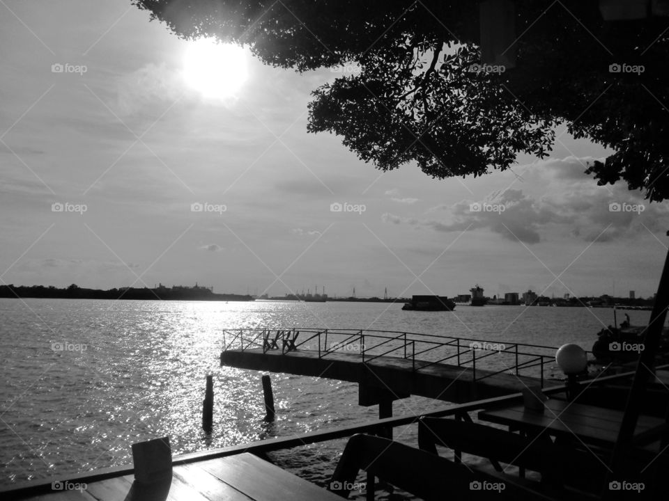 World in black and white