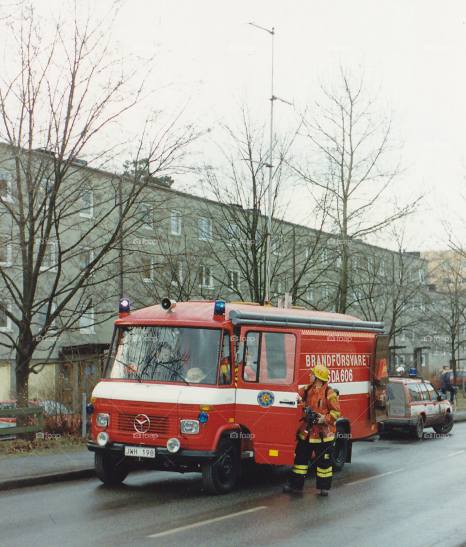 jakobsberg old van firetruck by MagnusPm