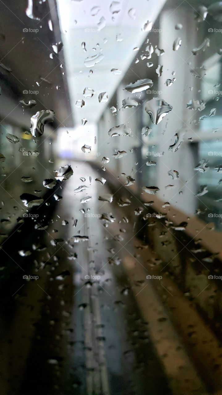 train rain