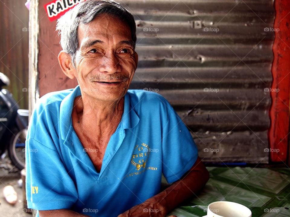 portrait of a mature Filipino man