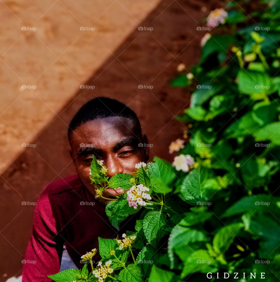 love the smell of flowers