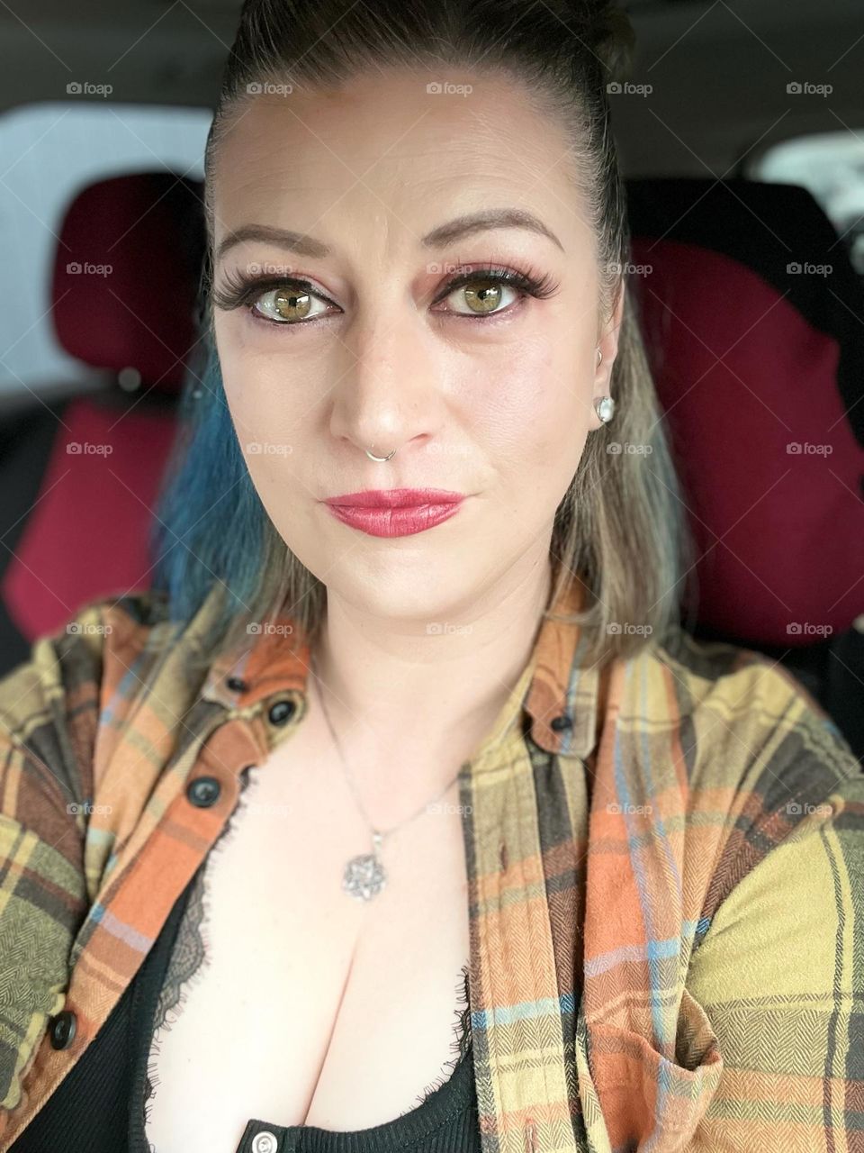 Not too much but just enough. let your big personality shine thru your big eyes and sure off those beautiful big eyelashes.