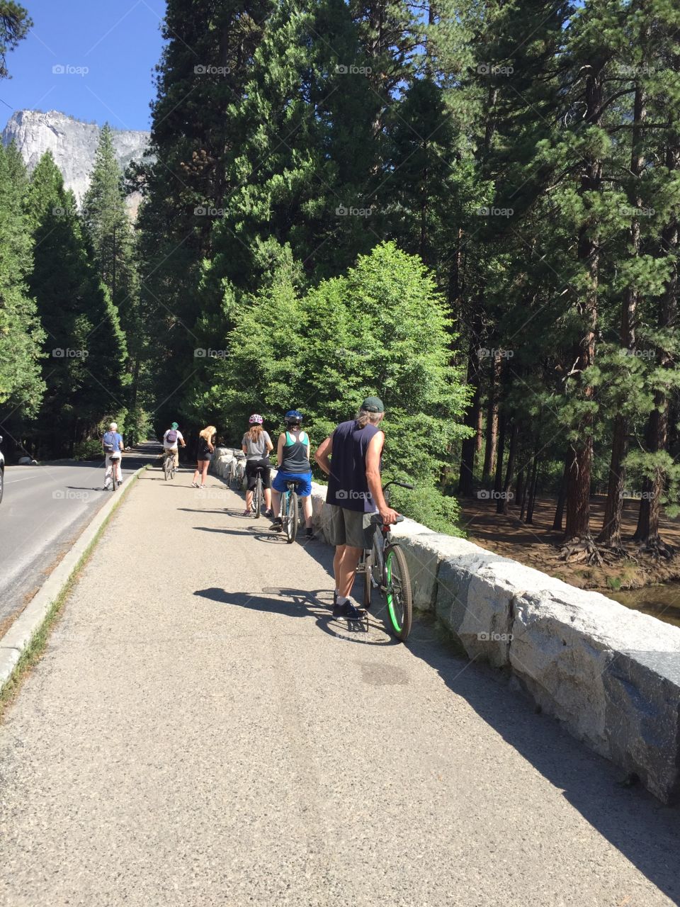 Beautiful place to ride.. Family bike ride through the scenic valley. 
