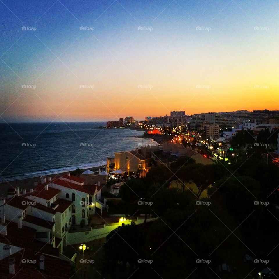 Sunset in Benalmadena