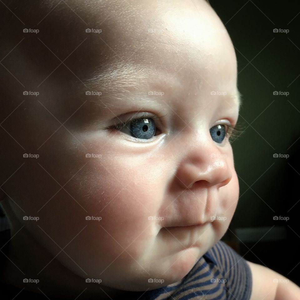 Close-up of baby boy