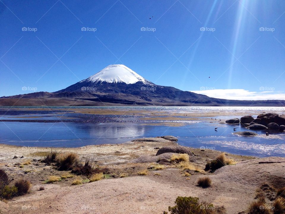 No Person, Volcano, Water, Mountain, Travel