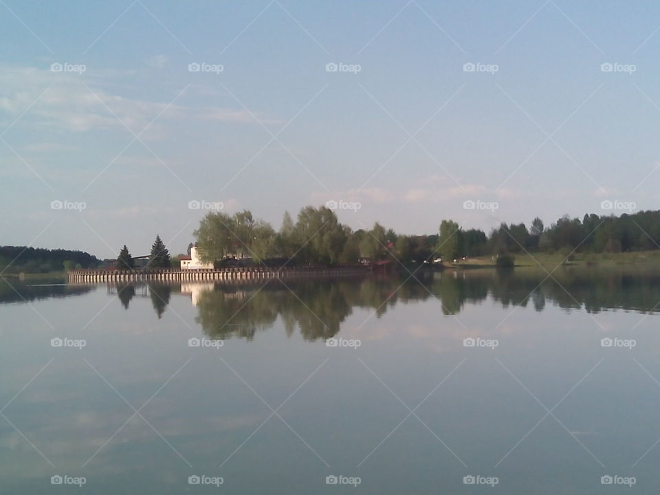 Lake, Water, River, Reflection, Tree