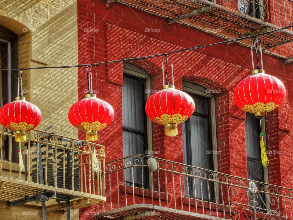 Chinese Red Paper Lanterns