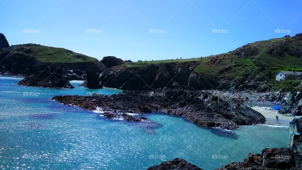 Cornish coast, UK