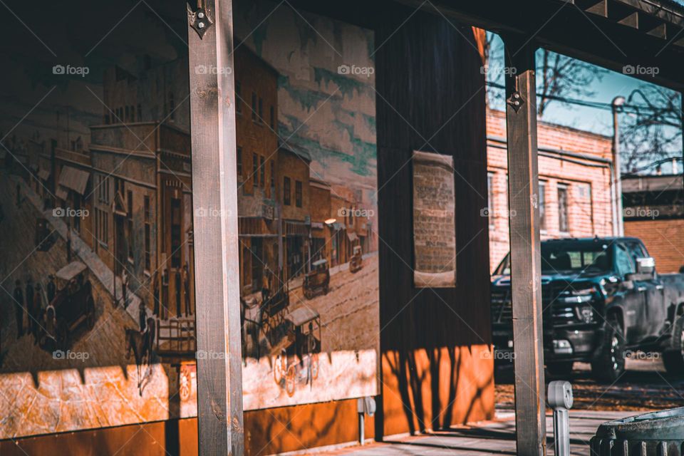 Warm cover and mural.