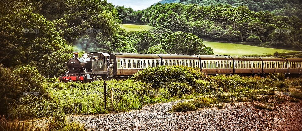 Train. Steam train