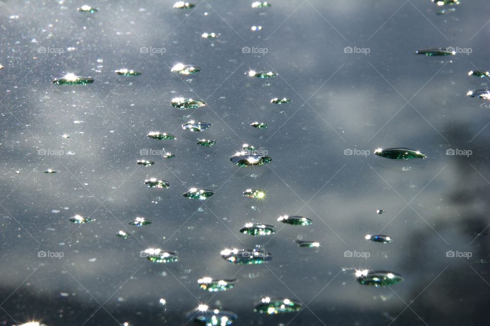 Droplets on dormer window