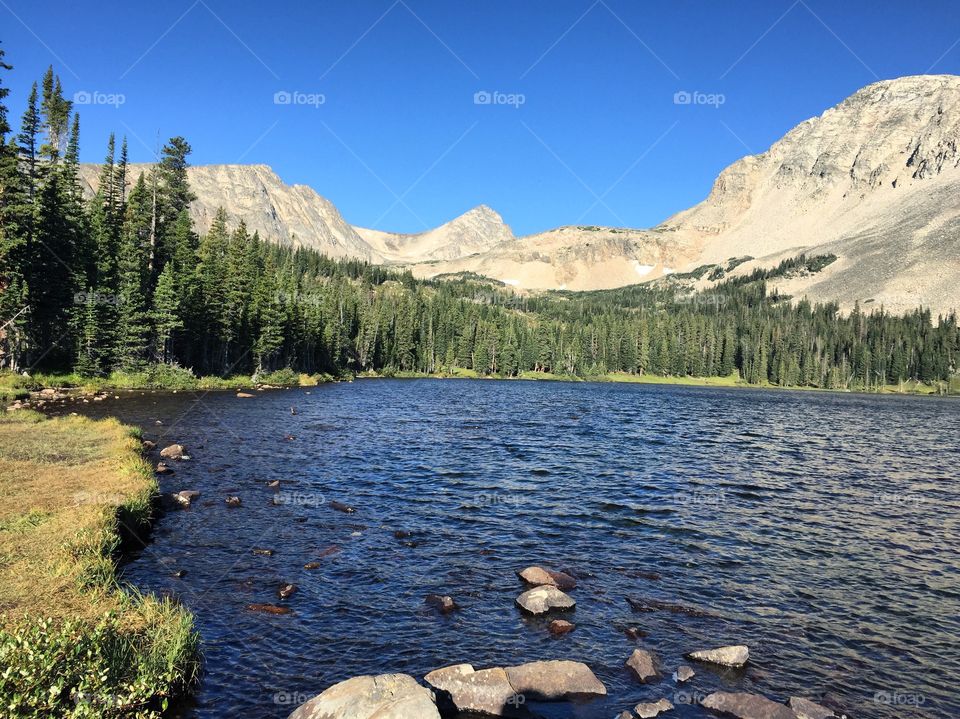 Mitchell Lake Colorado Indiana Peaks wilderness 