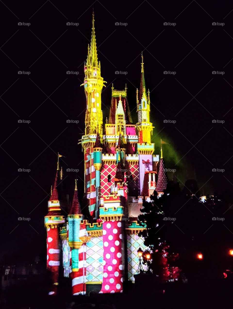 Cinderellas Castle Christmas