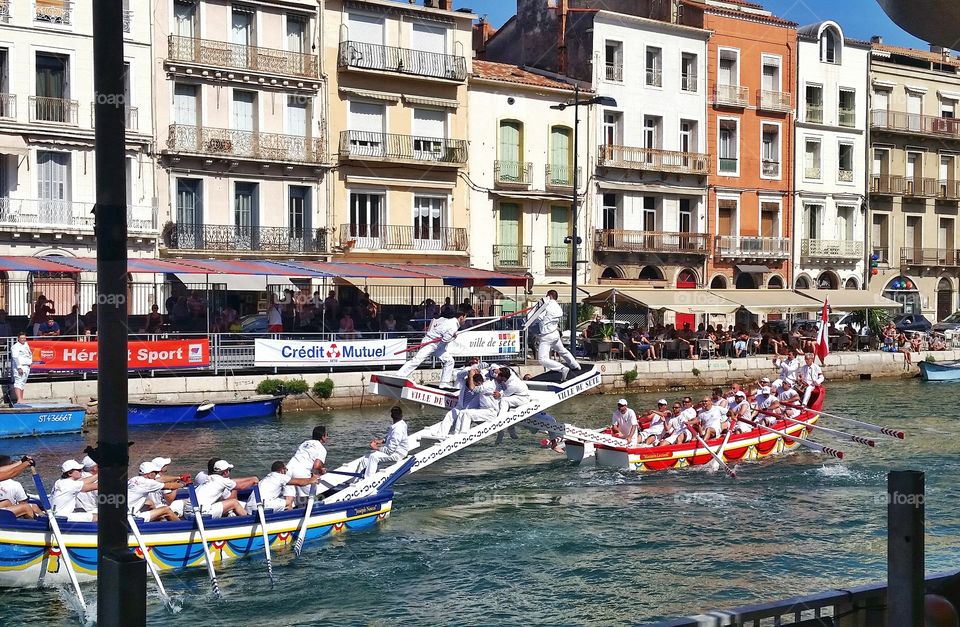 an interesting sport in Sete, France