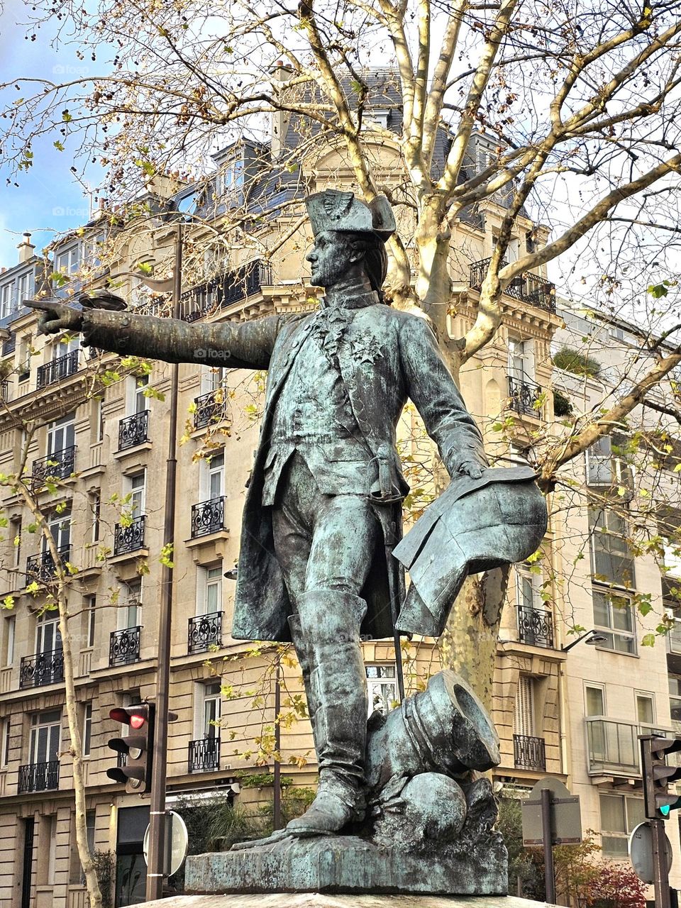 statue de maréchal Rochambeau