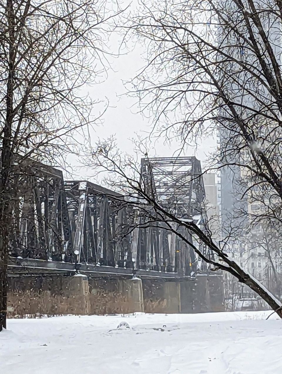 Train bridge winnipeg