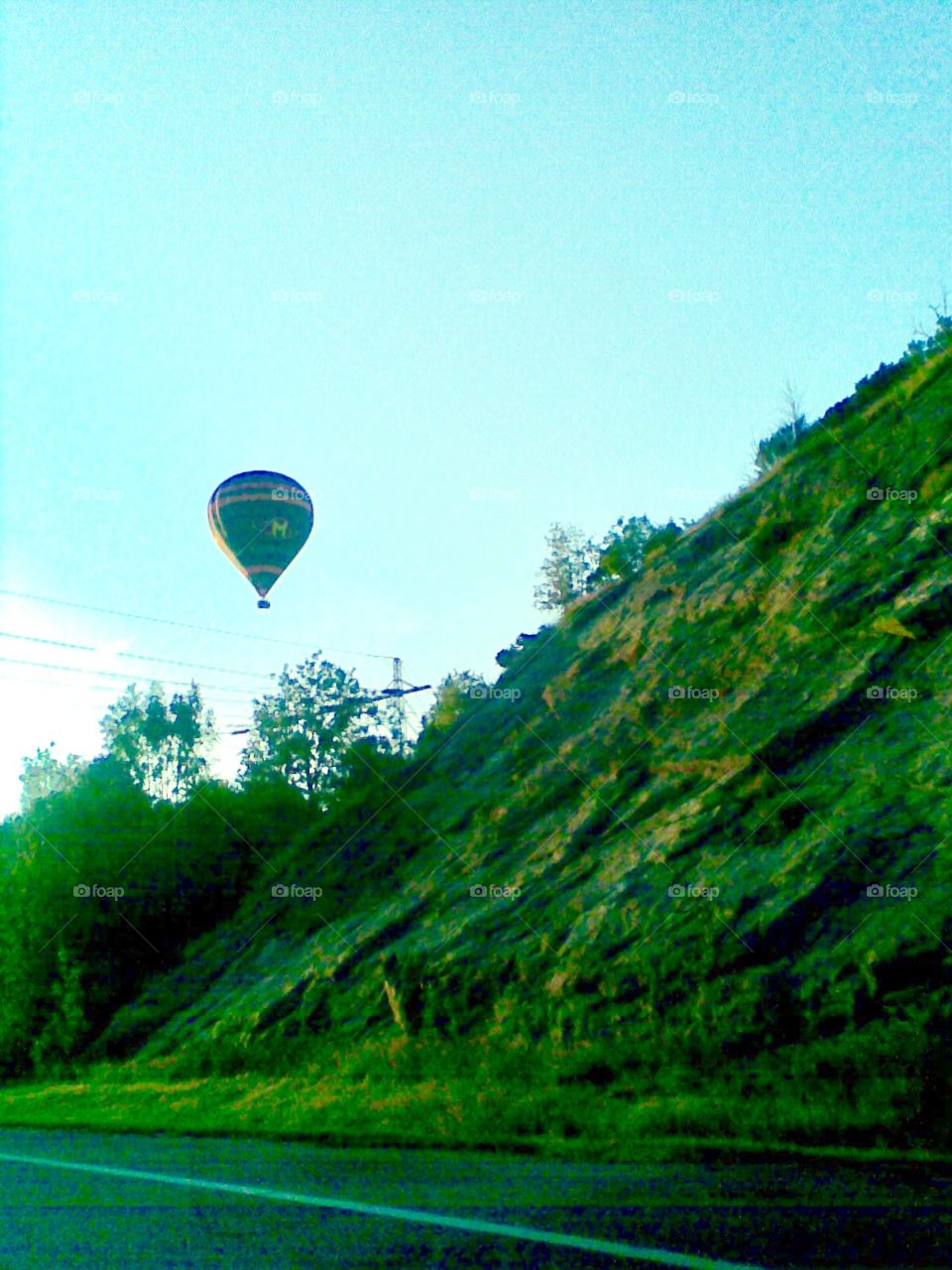 image taken through the sunroof