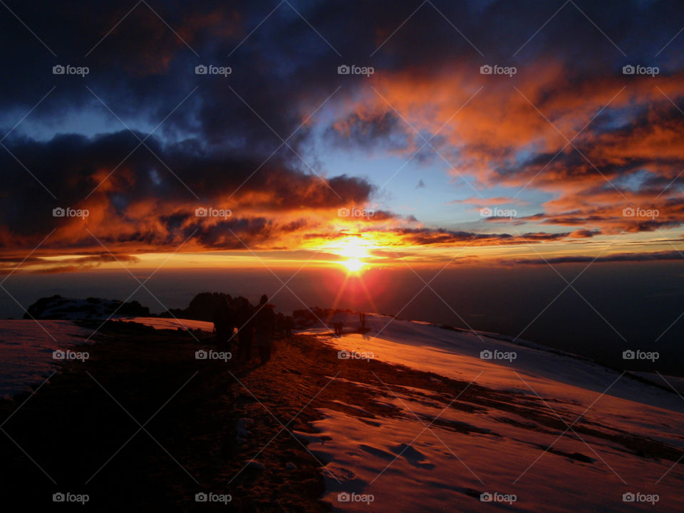 Sunrise on Mt. Kilimanjaro